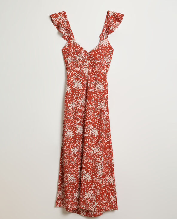 Robe longue marron - Pimkie