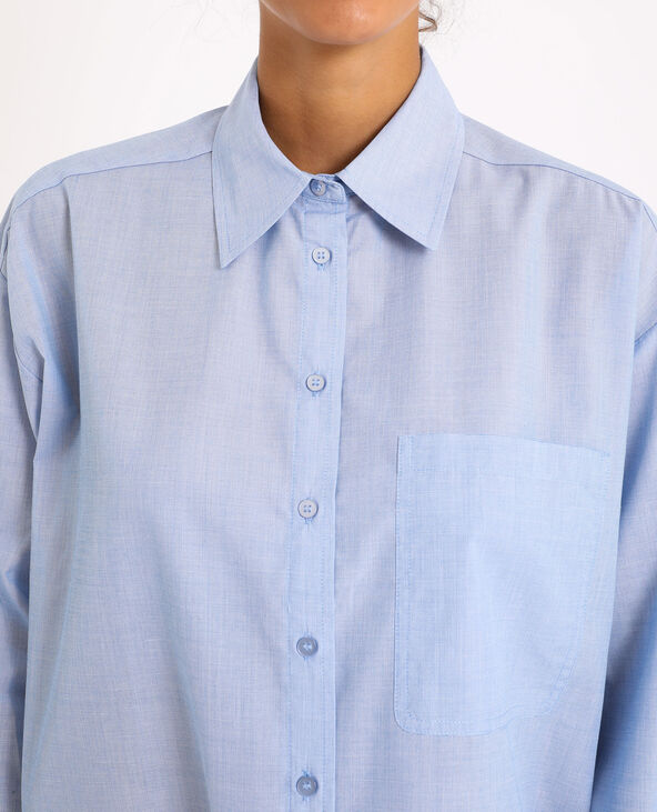 Chemise oversized bleu clair - Pimkie