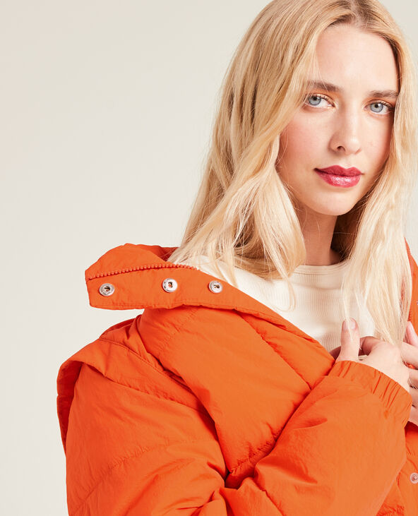 Doudoune courte orange - Pimkie