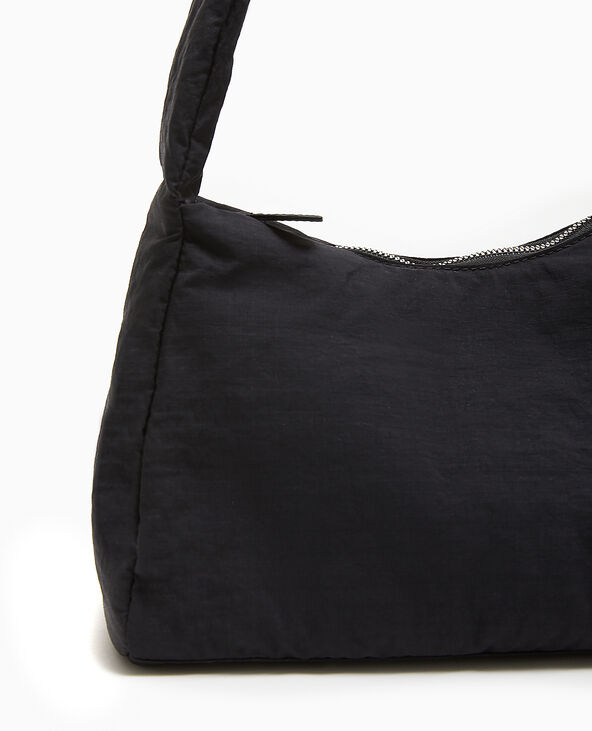 Sac porté épaule en nylon rembourré noir - Pimkie