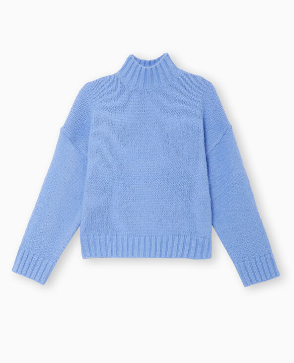 Pull col montant bleu - Pimkie