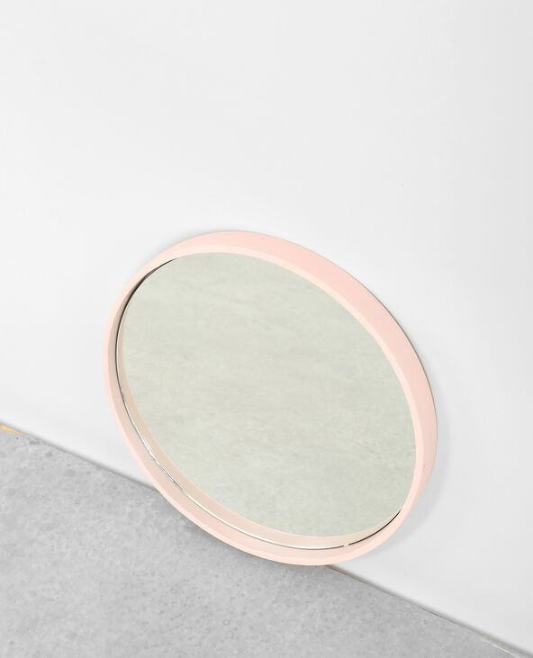 Grand miroir rond rose clair - Pimkie