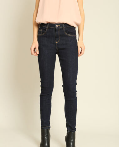Jean skinny taille haute bleu - Pimkie