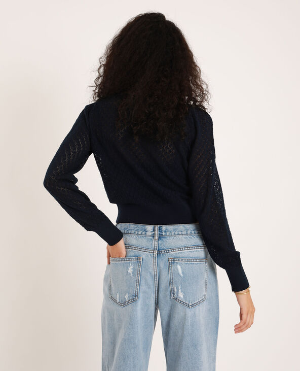 Gilet court bleu marine - Pimkie