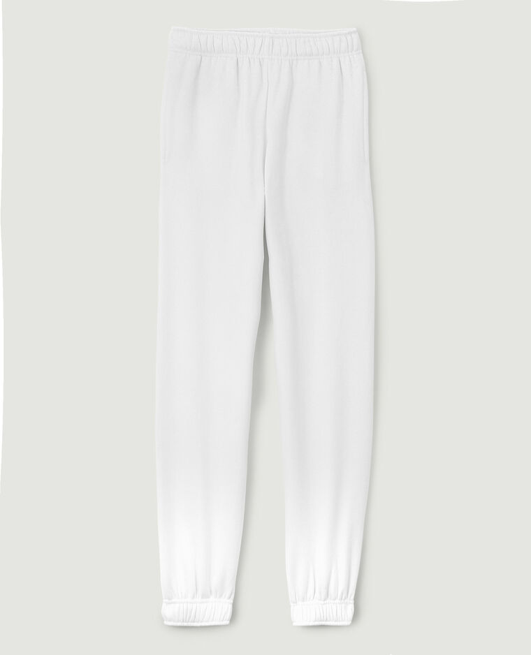 Pantalon de jogging molleton blanc - Pimkie