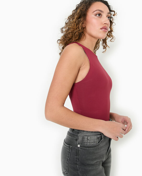 Body sans manches bordeaux - Pimkie
