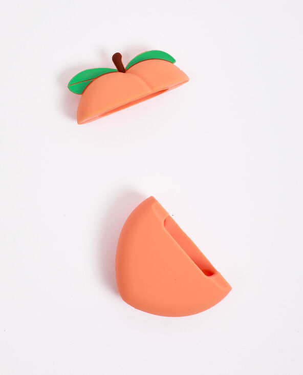 Etui pour écouteurs pêche rose clair - Pimkie
