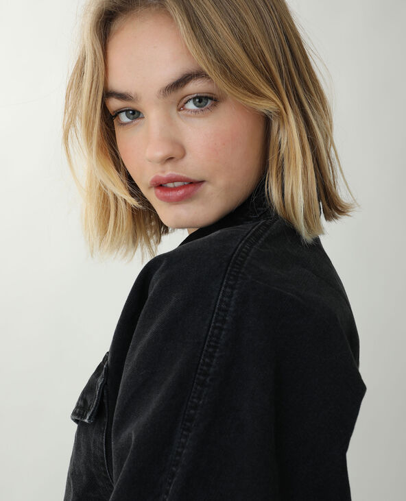 Robe en jean noir - Pimkie