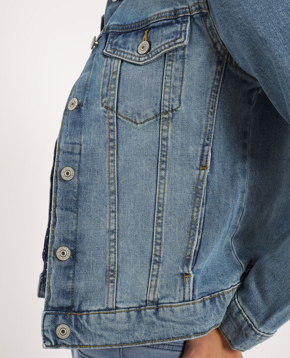 Veste en jean bleu - Pimkie