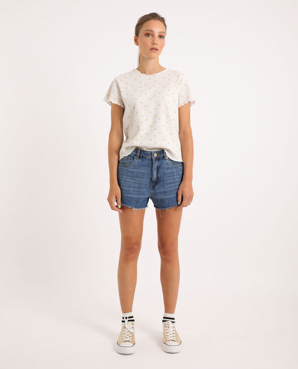 T-shirt imprimé citrons blanc - Pimkie