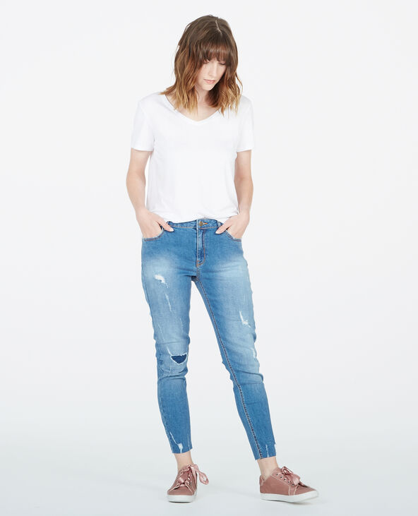 Jean skinny destroy bleu marine - Pimkie