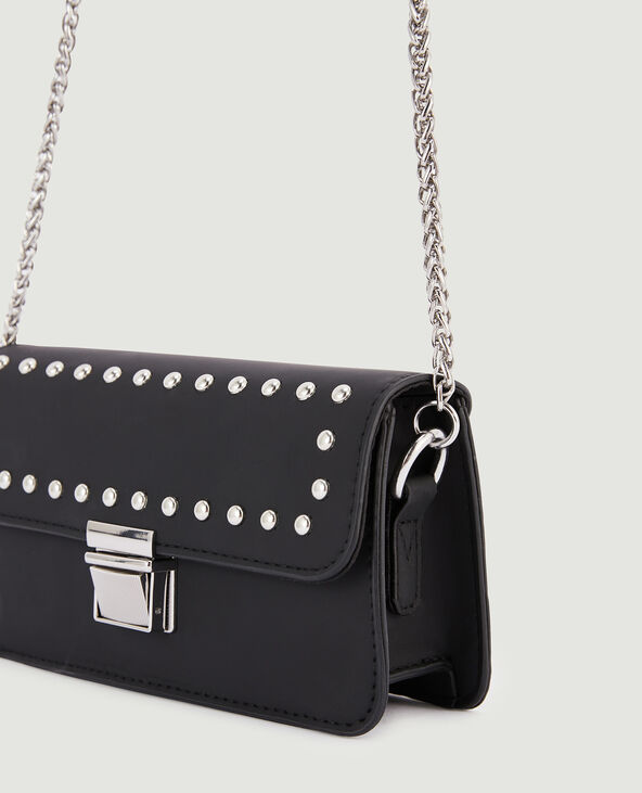 Mini sac rigide avec clous noir - Pimkie