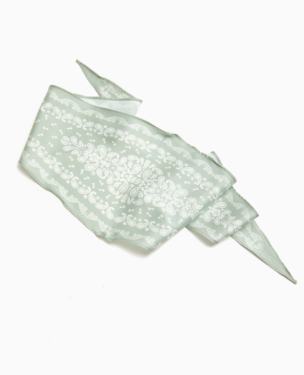 Foulard bandeau pour cheveux motif bandana beige - Pimkie