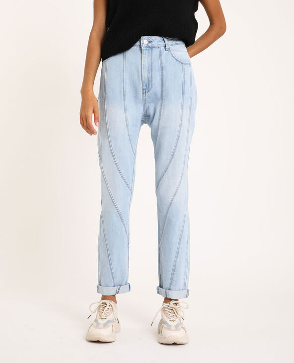 Jean mom bleu clair - Pimkie