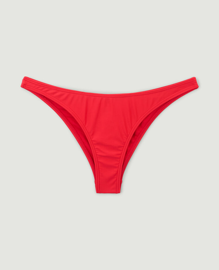 Bas de maillot de bain culotte rouge - Pimkie