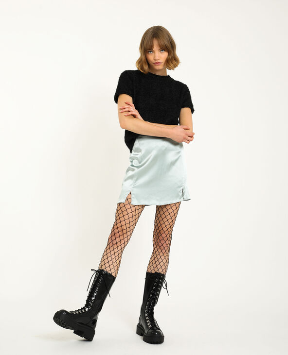 Pull manches courtes noir - Pimkie
