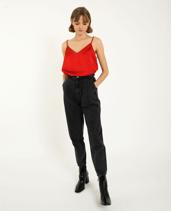 Top à bretelles rouge - Pimkie