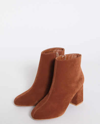 Bottines à talons marron - Pimkie