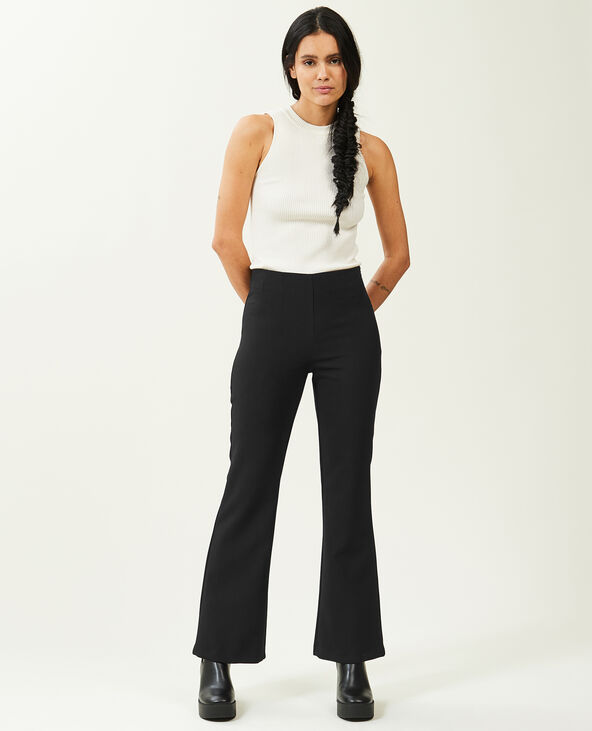 Pantalon flare noir - Pimkie