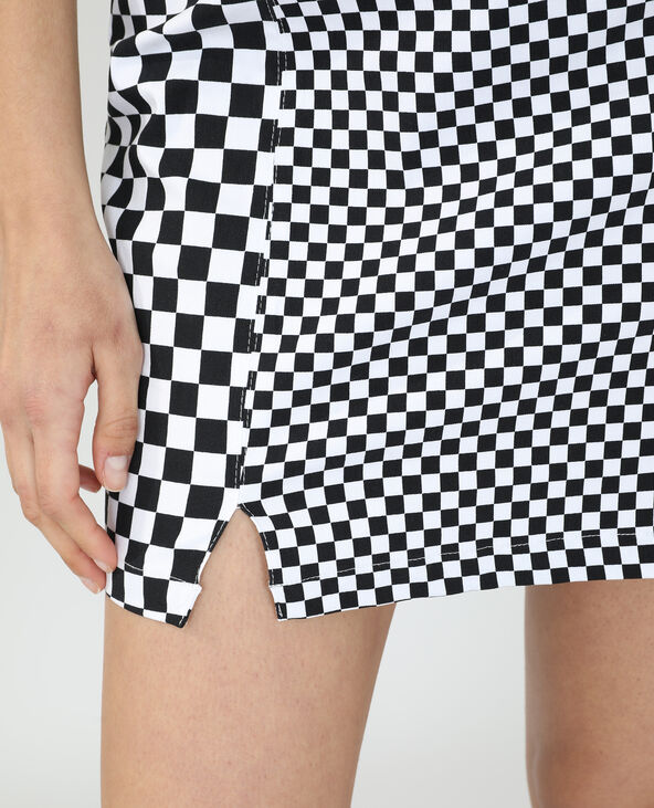 Robe damier noir - Pimkie