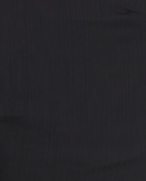 Top asymétrique one shoulder avec fleur noir - Pimkie