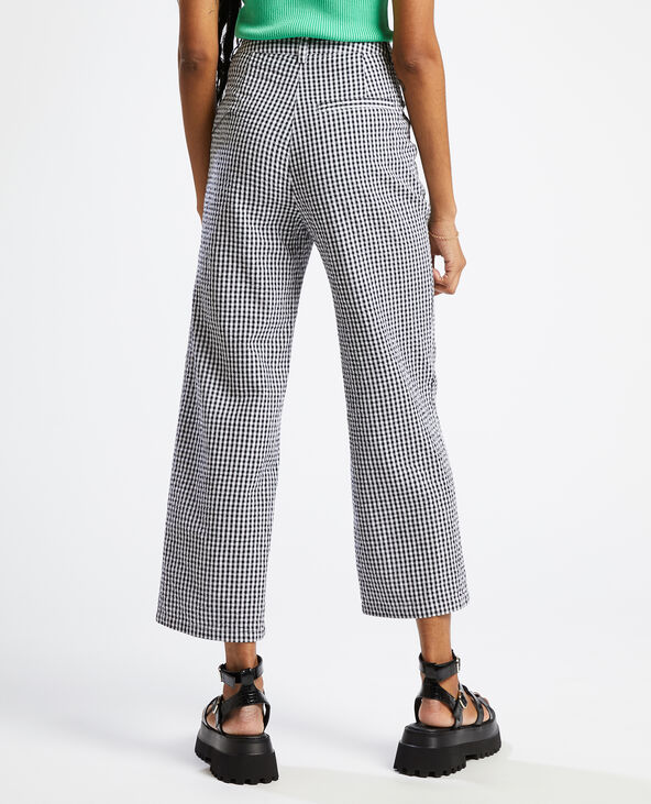 Pantalon droit taille haute noir - Pimkie