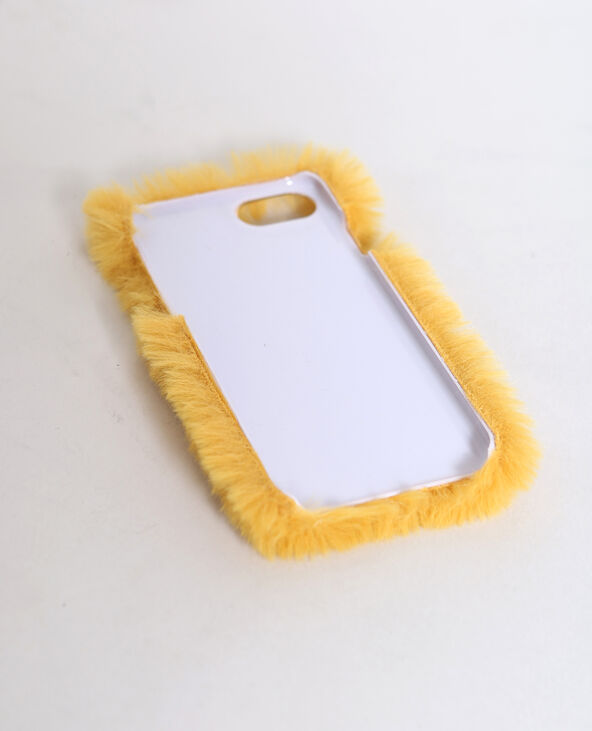 Coque compatible iPhone 6 jaune ocre - Pimkie