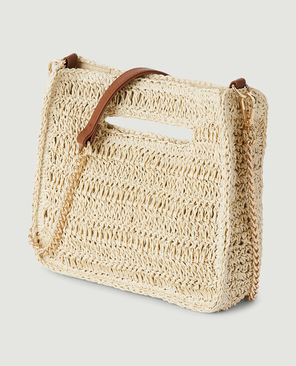 Sac en paille blanc - Pimkie