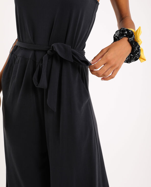 Combi-pantalon fluide noir - Pimkie