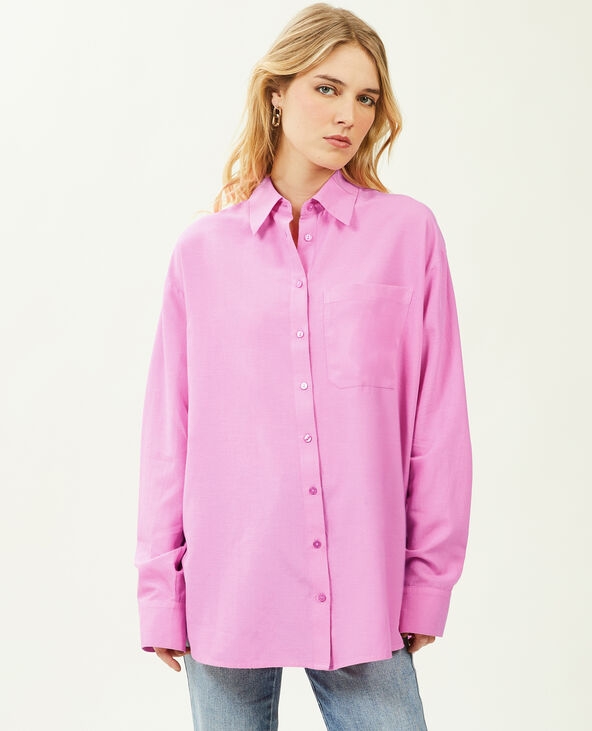 Chemise oversize rose - Pimkie