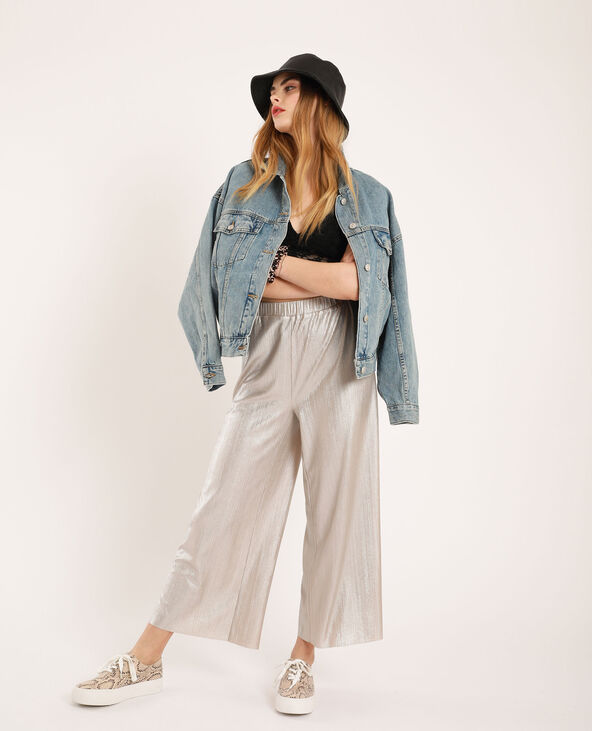 Pantalon à jambes larges orange - Pimkie