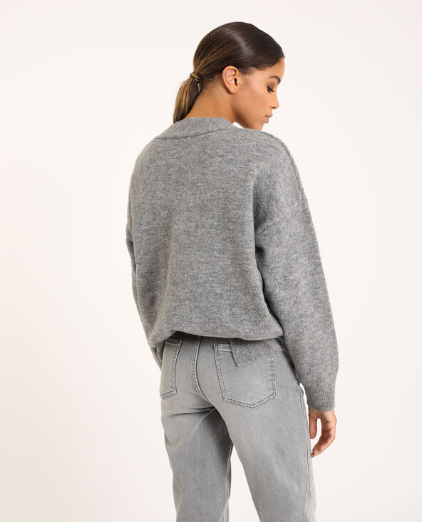 Pull gris pimkie new arrivals