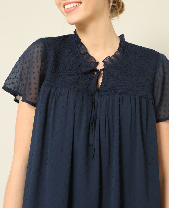 Robe en plumetis