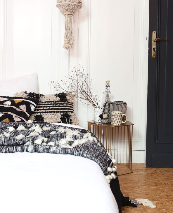 Coussin ethnique noir - Pimkie