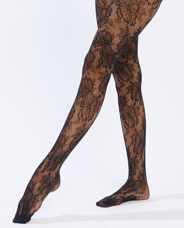 Collants dentelle noir - Pimkie