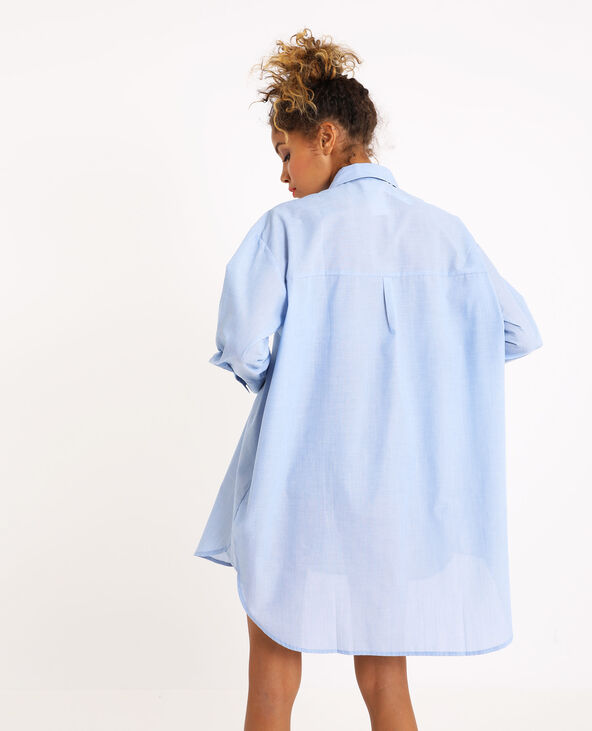 Chemise oversized bleu clair - Pimkie