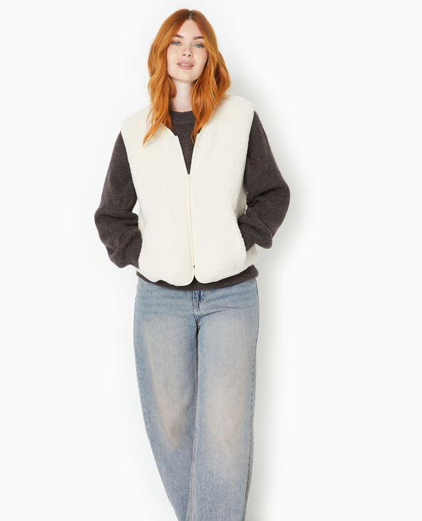 Gilet sans manches effet mouton Pimkie