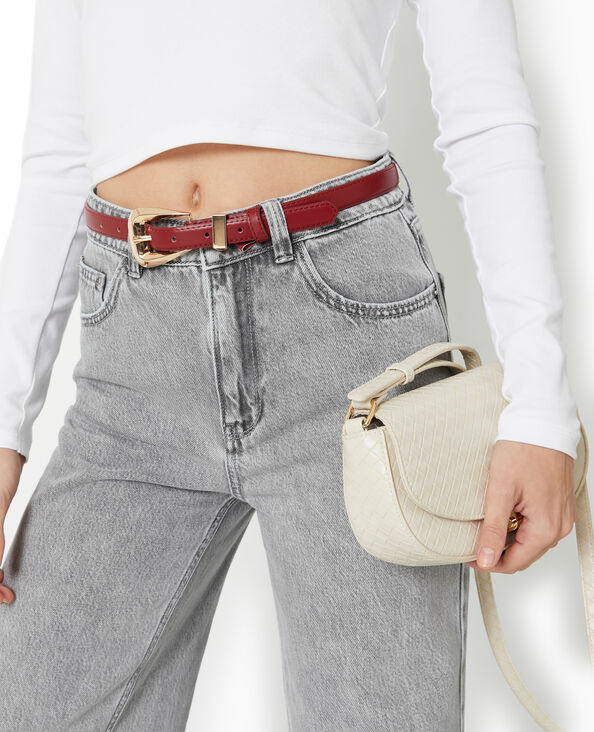 Ceinture Femme Cuir Large Noire Pimkie