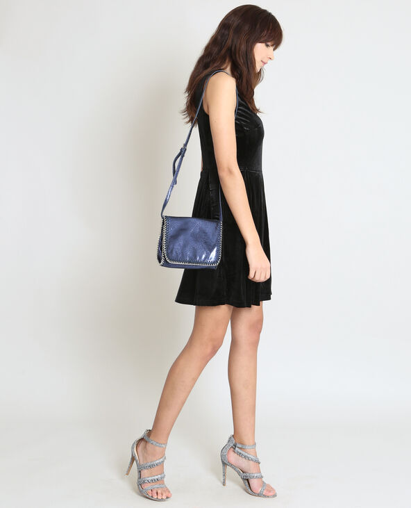 Robe patineuse velours noir - Pimkie