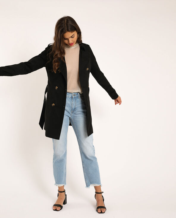 Trench avec ceinture noir - Pimkie