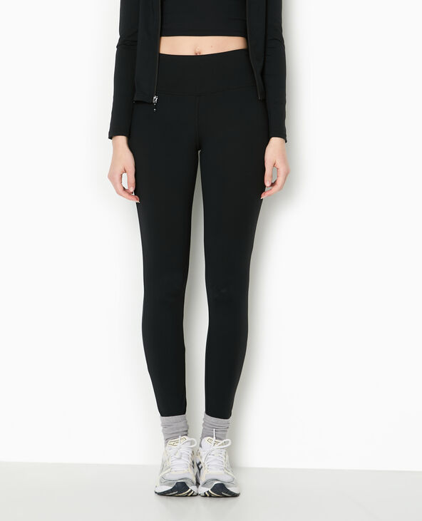 Legging en maille extensible et sculptante noir - Pimkie