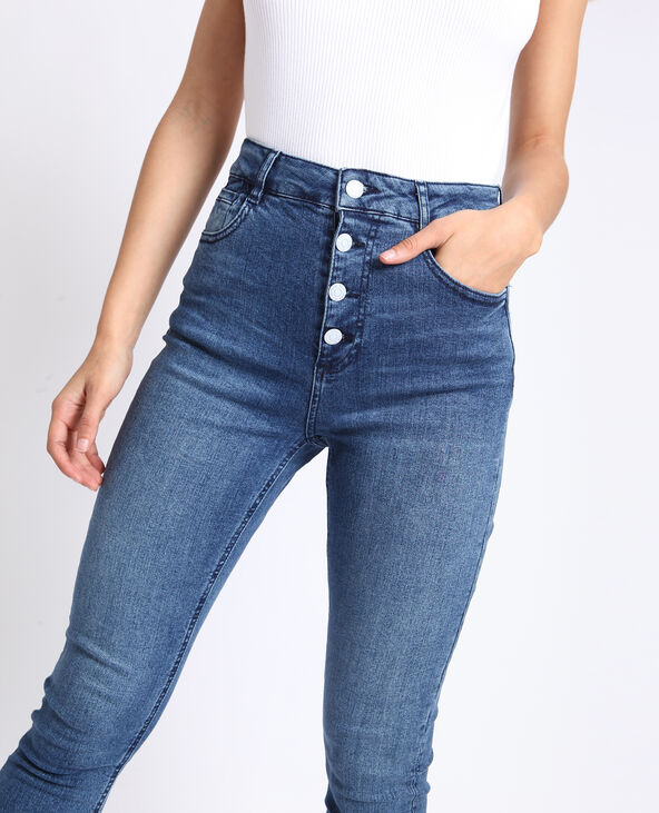 Jean skinny taille haute bleu marine - Pimkie