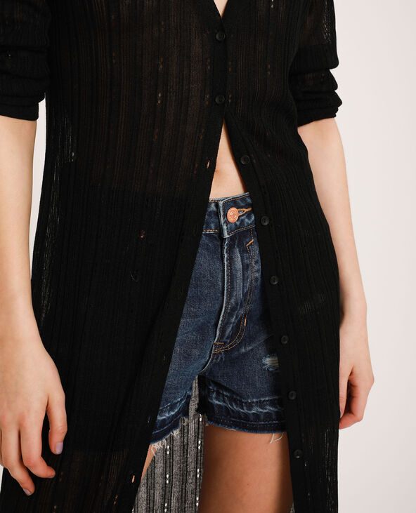 Gilet long noir - Pimkie