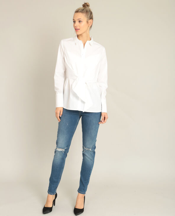 Chemise à nouer blanc - Pimkie