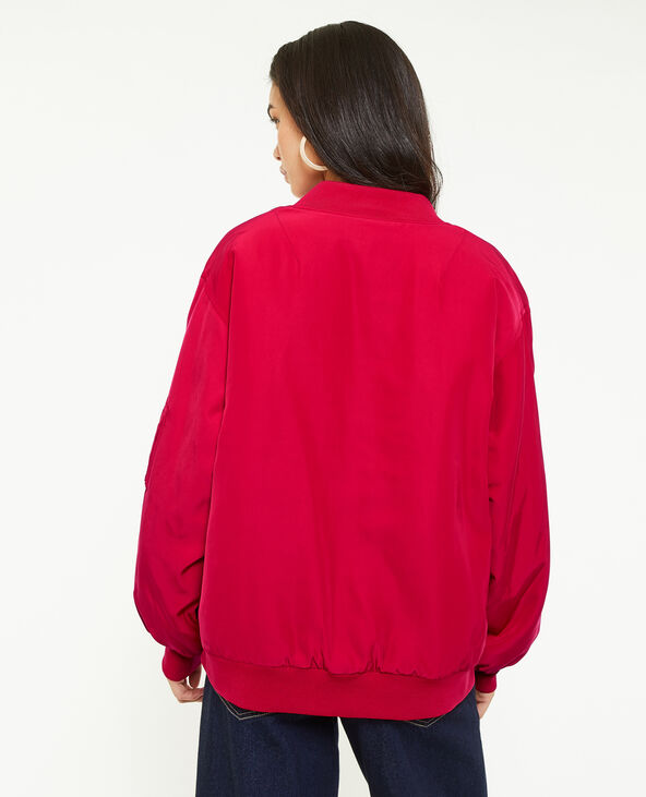 Bomber oversize rouge - Pimkie