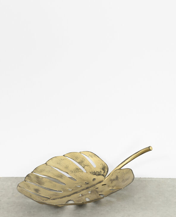 Vide poche feuille jaune ocre - Pimkie