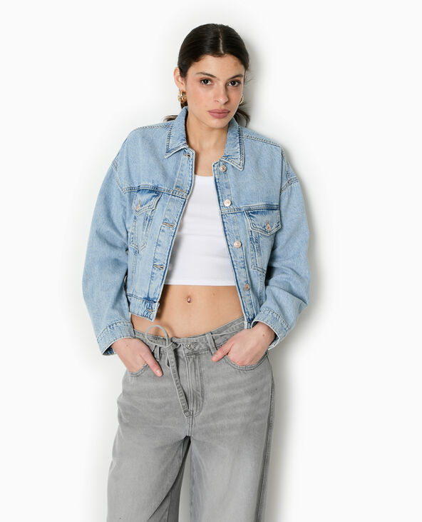Veste en jean bleu - Pimkie