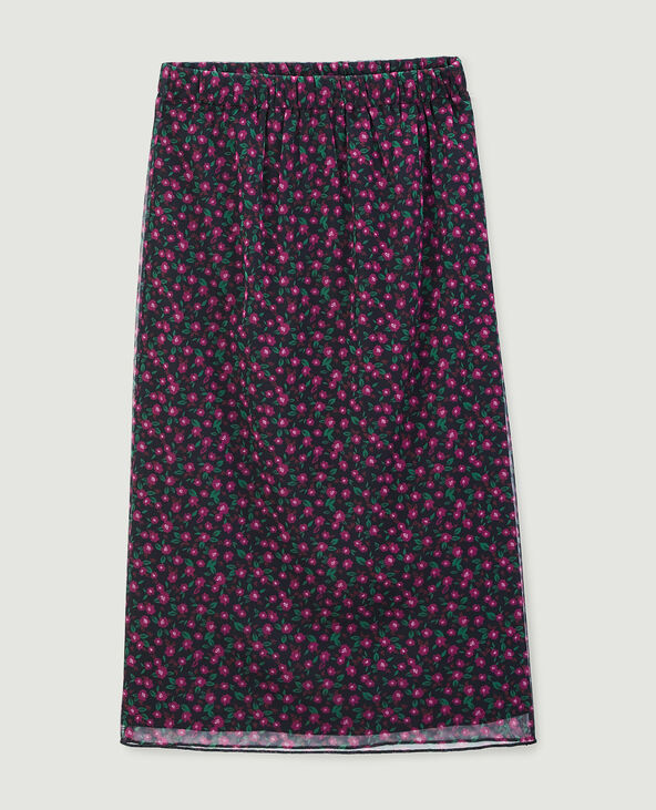 Jupe longue maille noir - Pimkie