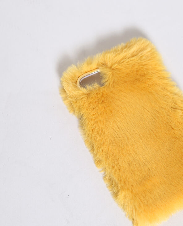 Coque compatible iPhone 6 jaune ocre - Pimkie