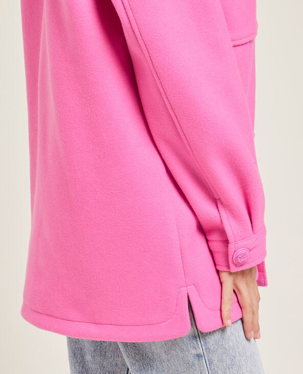 Surchemise avec boutons décorés rose fuchsia - Pimkie